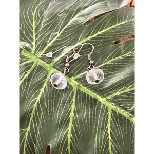 BOGO FREE UNIQUE TRANSPARENT BEADED EARRINGS